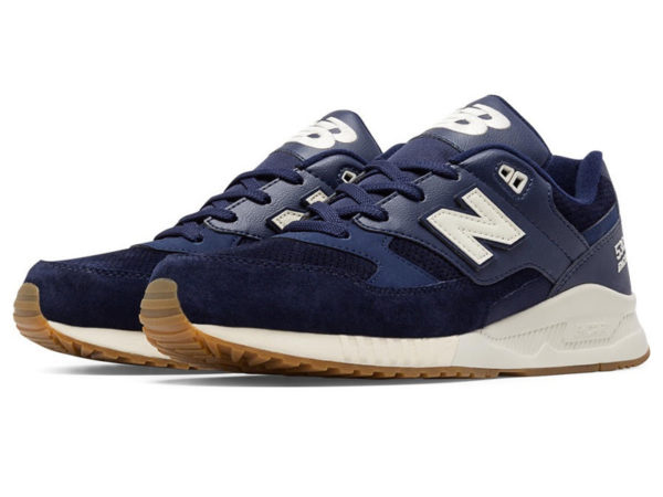 New Balance 530 темно-синие с белым (40-45)