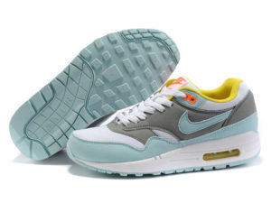 Кроссовки Nike Air Max 87 серо-бирюзовые женские - общее фото