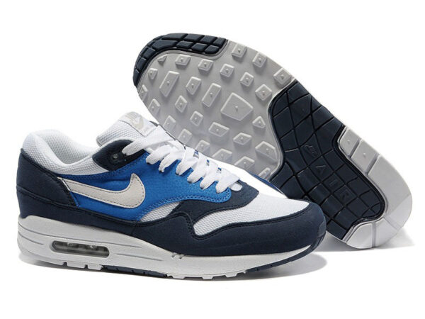 Nike Air Max 87 темно-синие с белым (40-45)