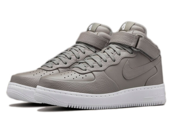 Nike Air Force 1 Mid серые (35-46)