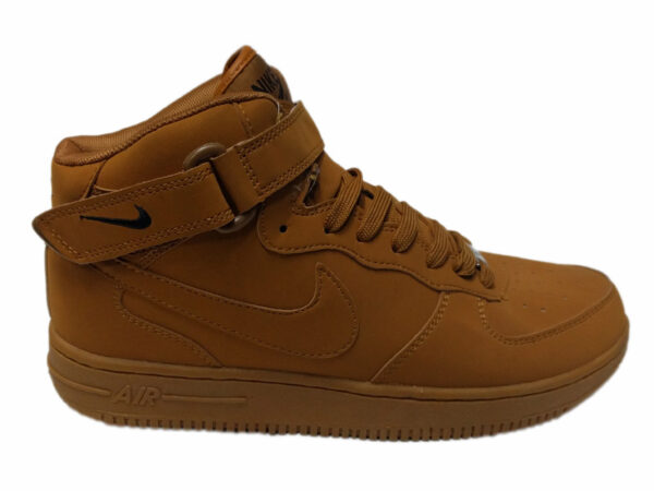 Nike Air Force 1 Mid на меху песочные (35-45)