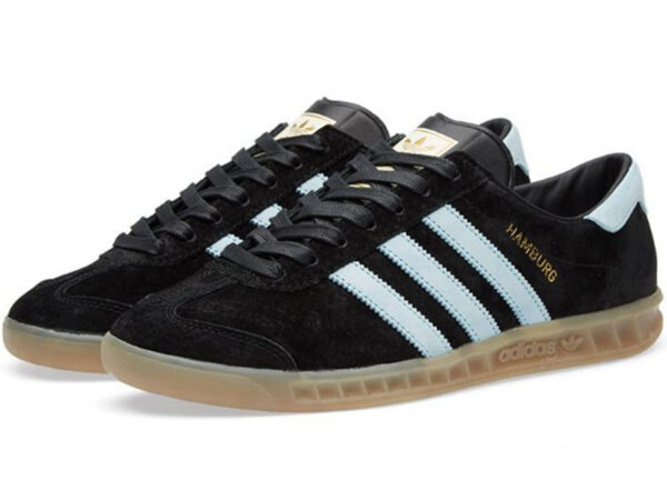 Adidas Hamburg черные с белым (40-45)