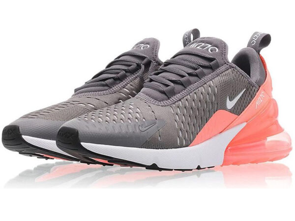 Nike Air Max 270 серые с розовым (35-40)