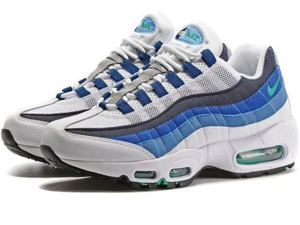 Nike Air Max 95 белые с синим (35-45)