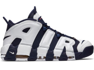 Nike Air More Uptempo синие с белым