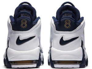 Nike Air More Uptempo синие с белым