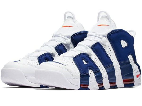 Nike Air More Uptempo белые с синим (40-46)