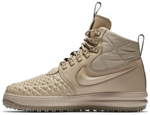 Зимние Nike Air Force 1 с МЕХОМ Lunar Duckboot Beige бежевые (40-45)