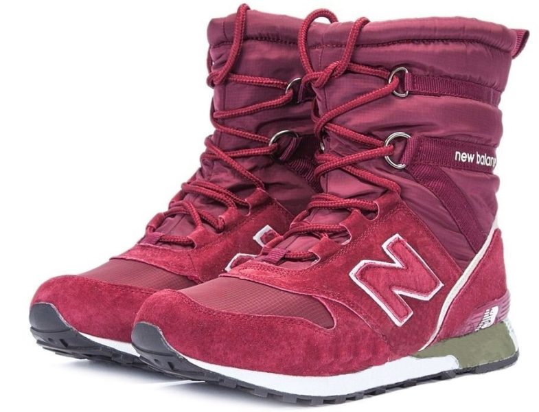 Сапоги New Balance Snow Boots бордовые 36-40