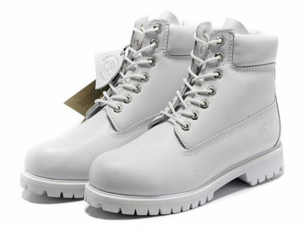 Ботинки Timberland Classic lather white кожаные (без меха) 35-40