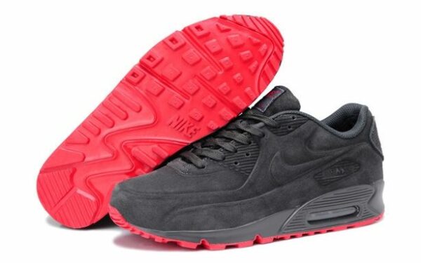 Зимние Nike Air Max 90 VT с мехом серые (35-44)