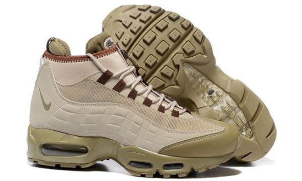 Зимние Nike Air Max 95 Sneakerboot коричневые (40-45)