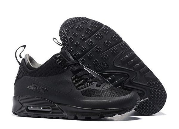 Nike Air Max 90 Winter Mid black черные (41-44)