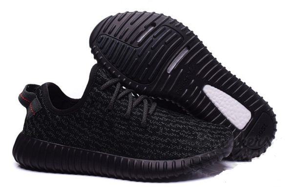 Adidas Yeezy Boost 350 (kanye west) Pirate Black черные (36-45)