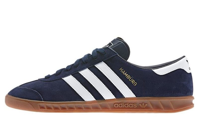 Adidas Hamburg blue синие с белым (40-44)