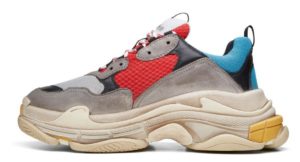 Balenciaga Triple S grey/red/blue женские мужские (35-44)