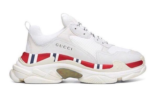 Balenciaga Triple S Gucci white женские мужские (35-44)