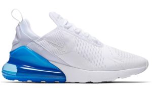 Nike Air Max 270 белые с голубым (35-39)