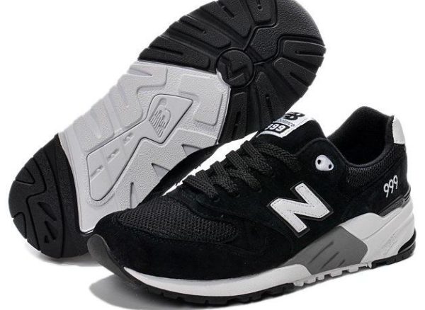 New Balance 999 черные с белым (36-44)