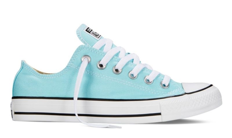 Converse All Star низкие бирюзовые (35-39). Конверс Ол Стар