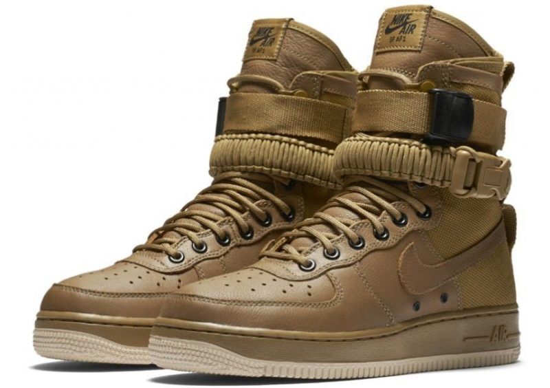 Кроссовки Nike Air Force 1 SF brown коричневые (40-45)