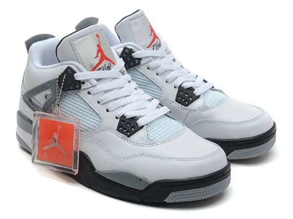 Nike Air Jordan 4 белые с серым (40-45)