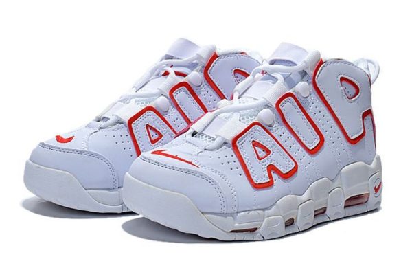 Nike Air More Uptempo бело-красные 40-45