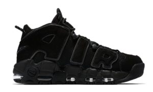 Nike Air More Uptempo черные 40-45