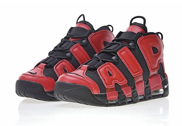 Nike Air More Uptempo черные с красным 40-45