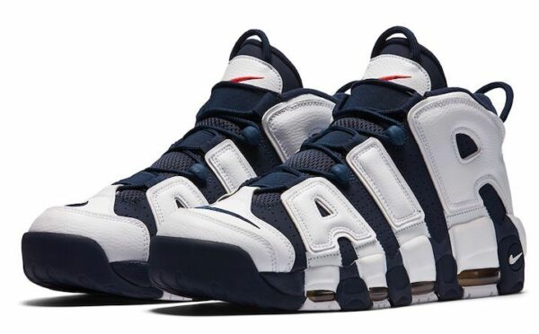 Nike Air More Uptempo синий с белым 40-45