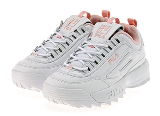 Fila Disruptor 2 white pink бело-розовые (35-39)