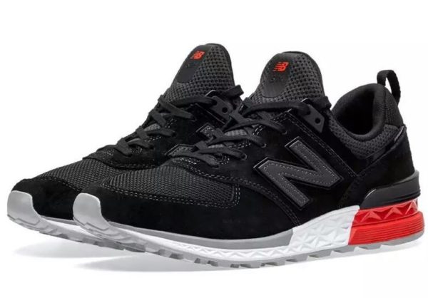 NEW BALANCE 574 замша черные мужские (40-44)