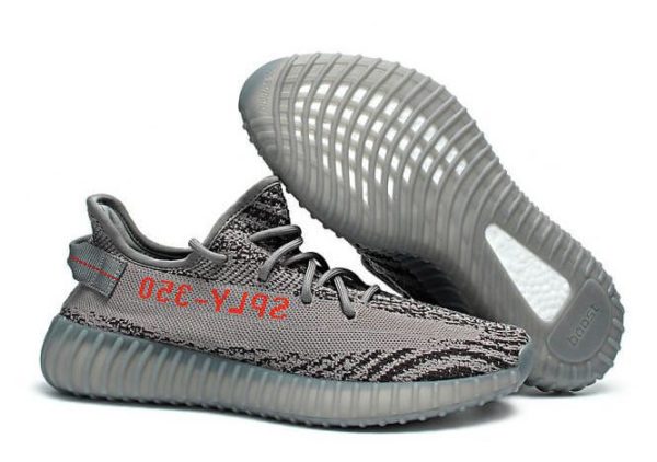 Adidas Yeezy Boost 350 V2 серые с оранжевым (35-44)