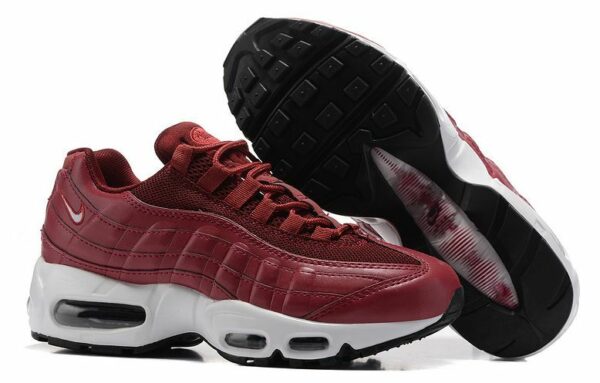 Nike Air Max 95 Essential бордовые-красные (35-40)