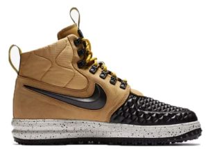 Nike Air Force 1 Lunar Duckboot черно-золотые (40-44)