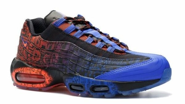 Nike Air Max 95 черные с синим (40-45)