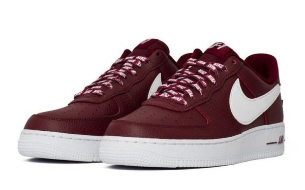 Nike Air Force 1 LV8 NBA бордовые (40-45)