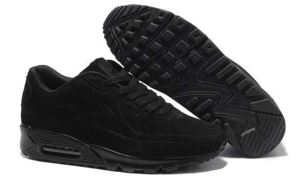 Nike Air Max 90 VT черные замшевые (36-46)