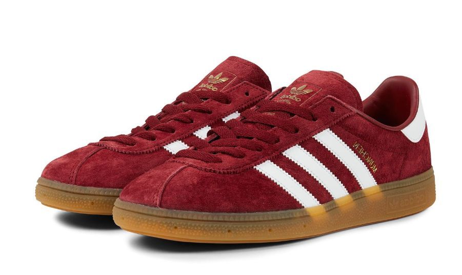 Adidas cheap munchen maroon