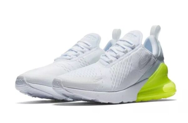 Nike Air Max 270 белые с зеленым (35-40)