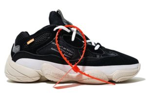 Off White x Adidas Yeezy Boost 500 black черные (40-44)