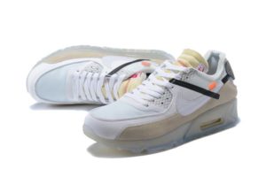 Nike Air Max 90 белые Off White X (40-44)