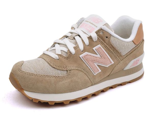 NEW BALANCE 574 замша сетка бежевые (36-40)