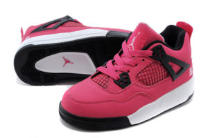 Nike Air Jordan 4 малиновые (35-40)