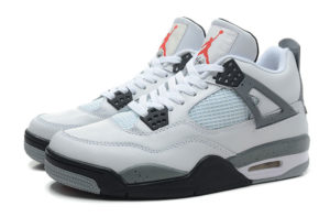 Nike Air Jordan 4 белые с серым (40-45)