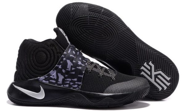 Nike Kyrie 2 Black Silver черные (40-45)