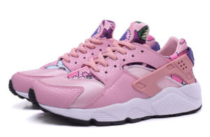 Nike Air Huarache розовые с рисунком (35-39)