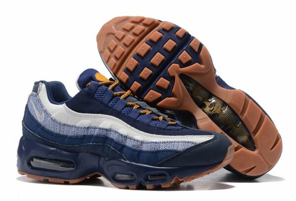 Nike Air Max 95 Premium белые с синим (41-45)