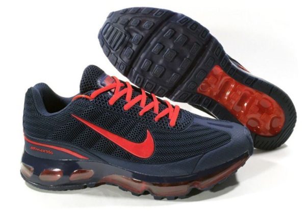 Nike Air Max 360 синие с красным (40-45)