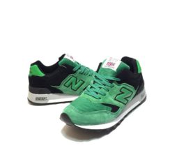 Кроссовки New Balance 577 черно-зеленые 40-44